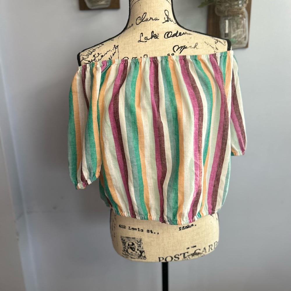 AVA & VIV Multicolored  Stripped‎ Blouse